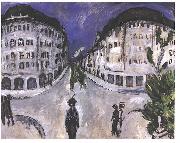 Street at Stadtpark SchOneberg Ernst Ludwig Kirchner